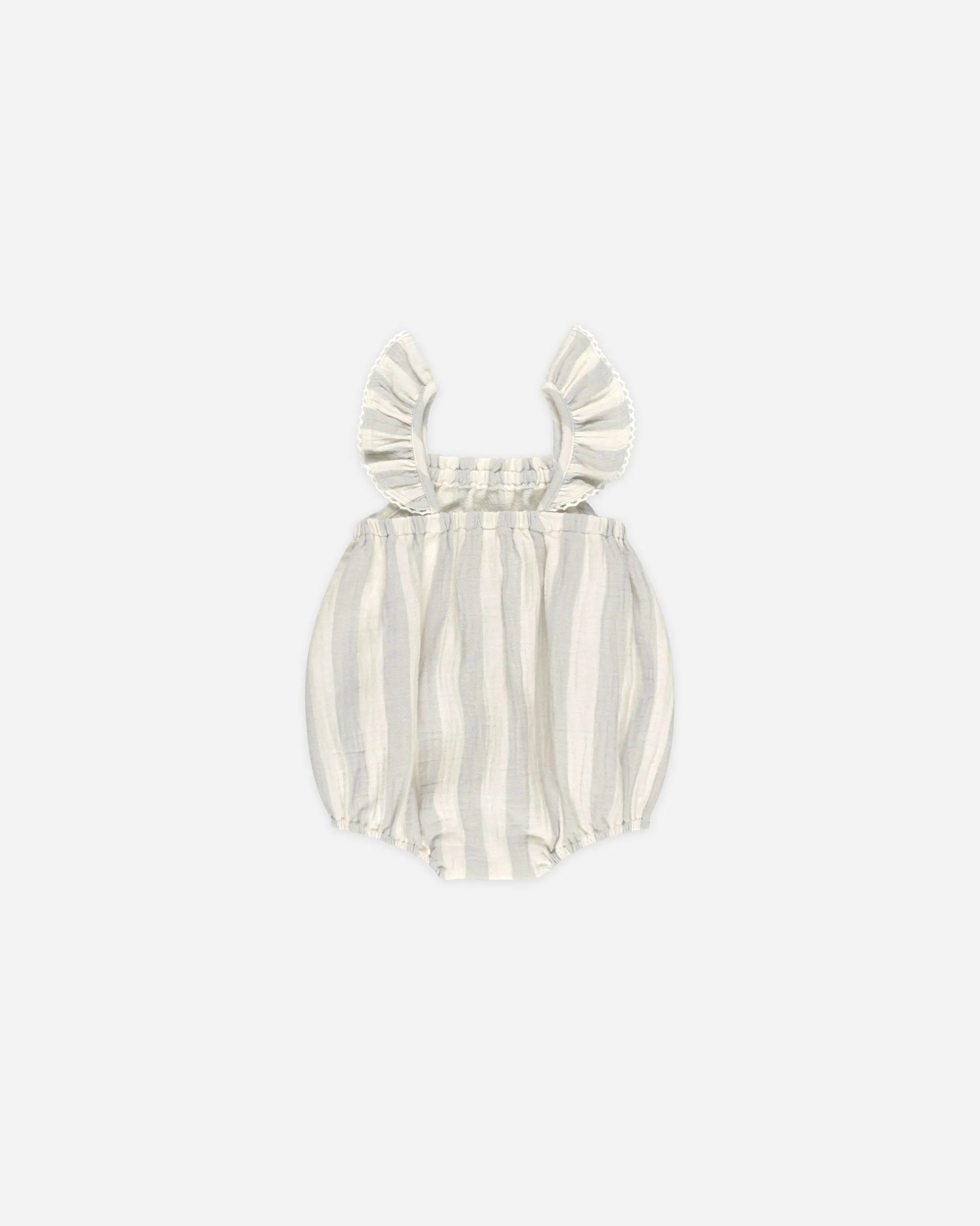 -Bonnie Romper || Sky Stripe-