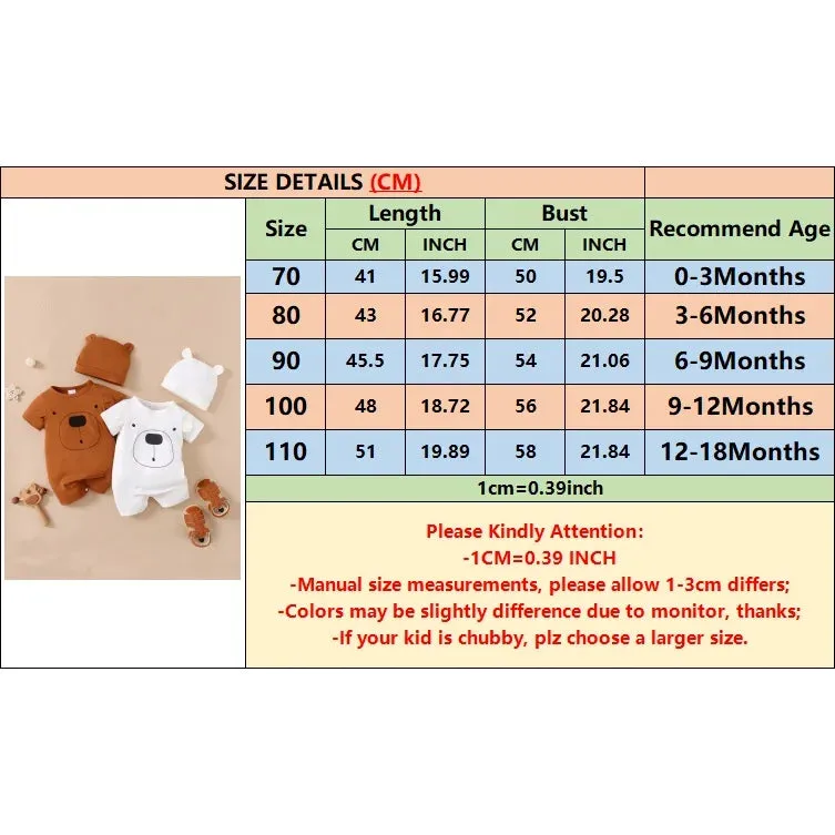 0-18 Months Romper Newborn Baby Clothing