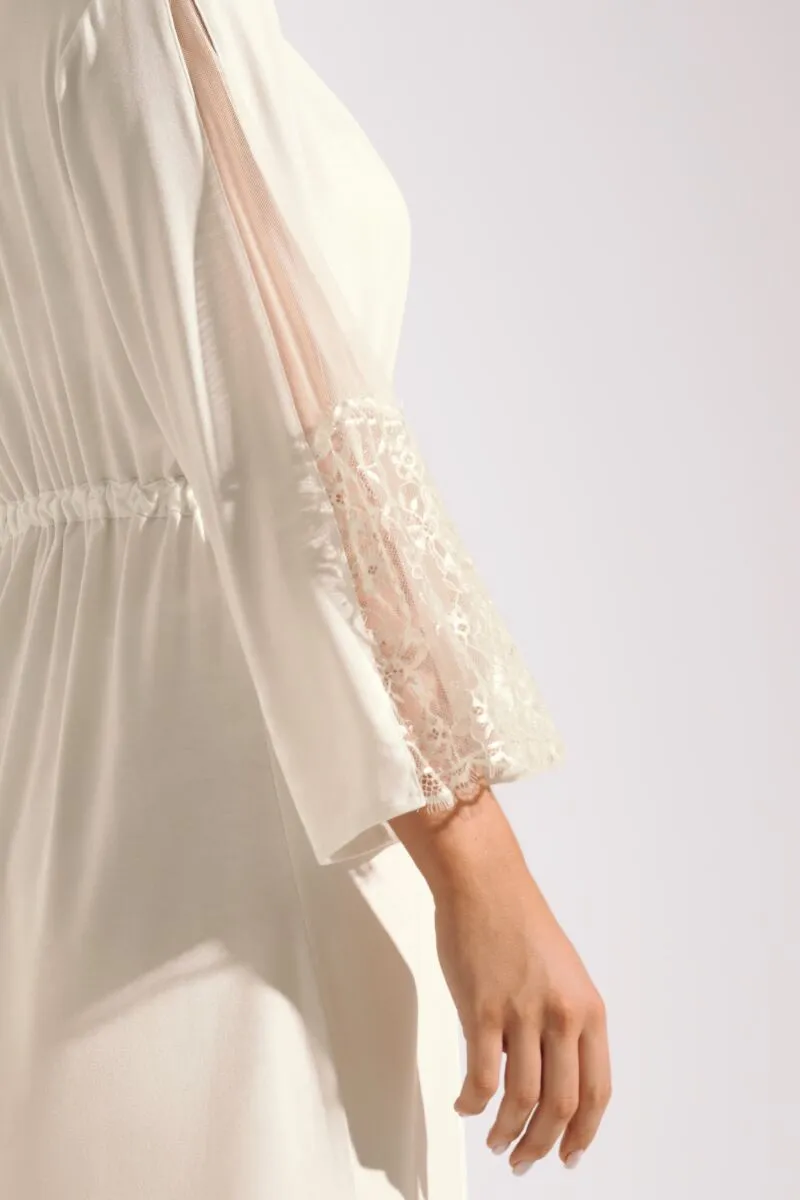 023411 DAYDREAM Robe Morning Gown - Cream