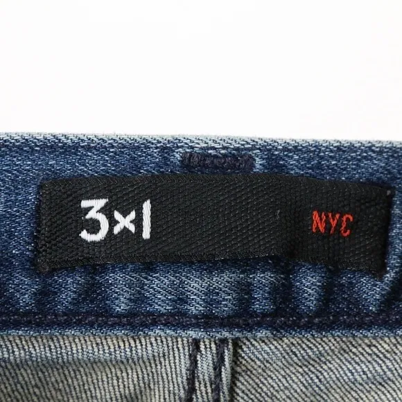 3x1 High Rise Mom Straight Jeans