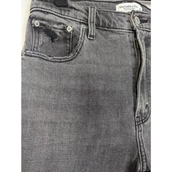 Abercrombie &amp; Fitch the ankle straight ultra high rise jeans size 28 US 6