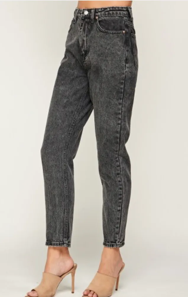 Acid Wash Mom Jeans
