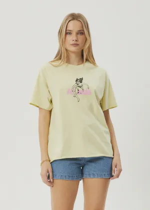 Afends No Fury Recycled Oversized Tee LEMONGRASS