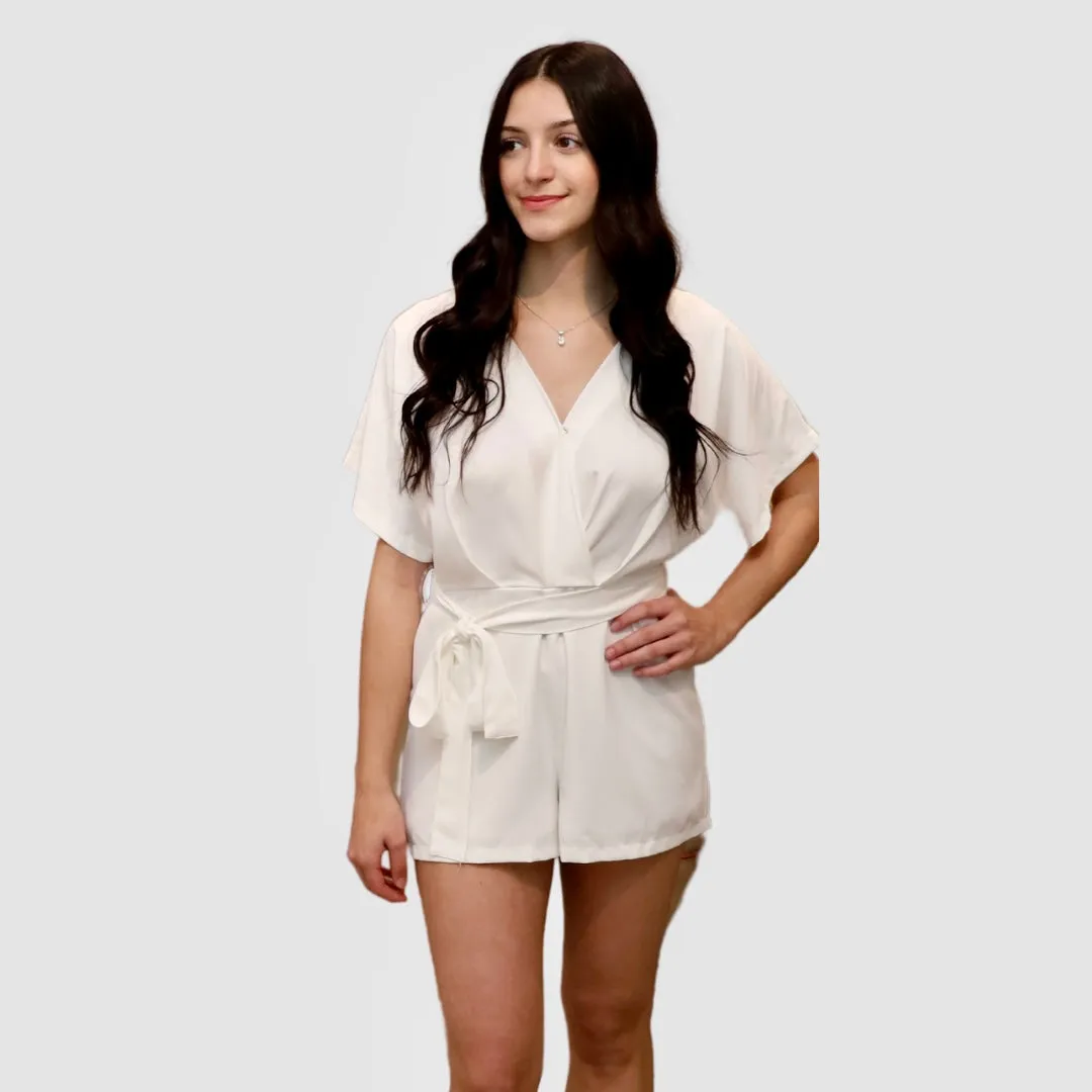 AGNES V-NECK ROMPER