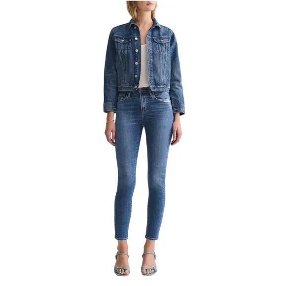 AGOLDE Women’s Sophie‎ Mid Rise Ankle Jeans 24 $158.00
