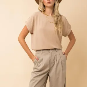 All I Need Roll Up Short Sleeve Top (Assorted)
