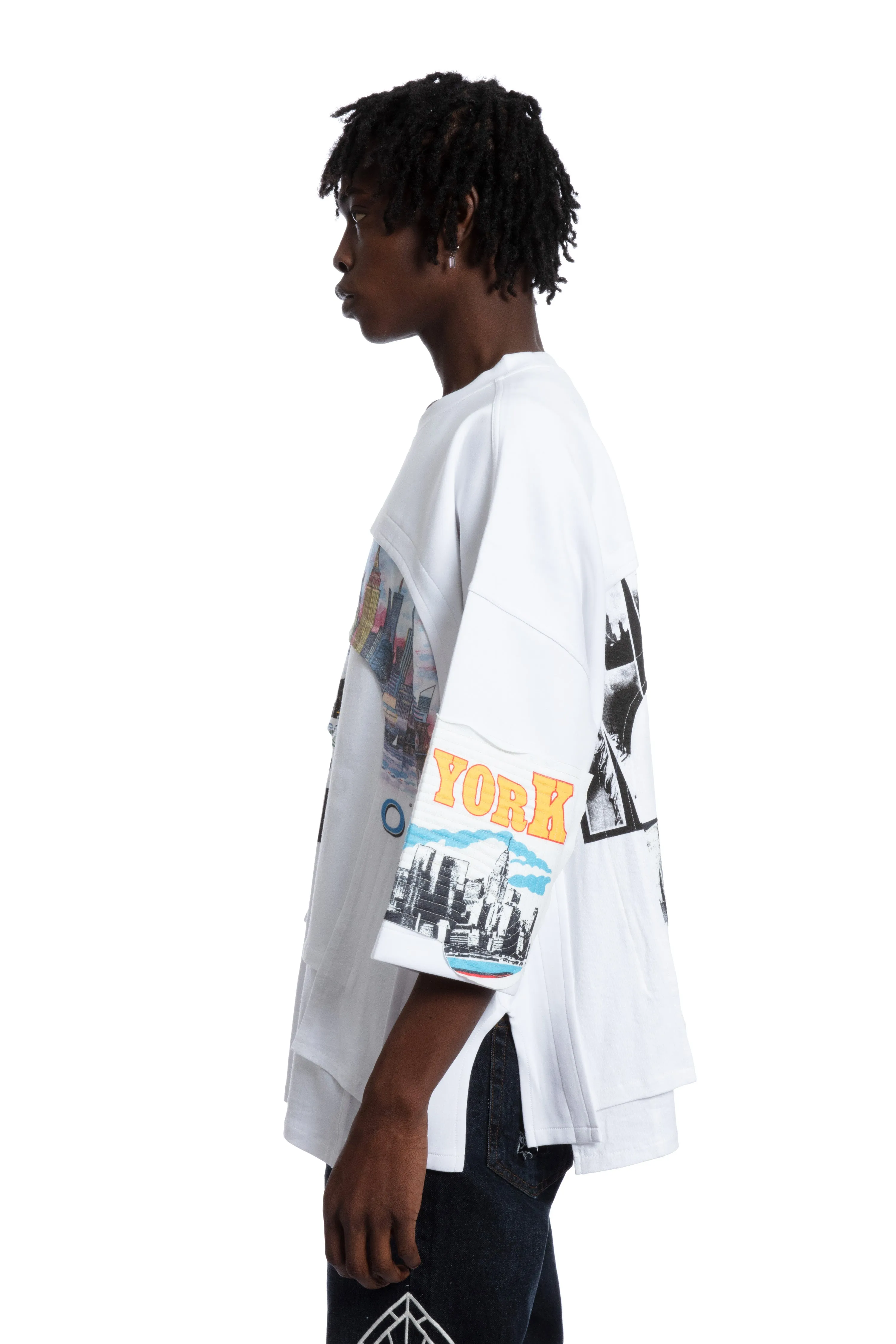 ARCHED COLLAGE SHORT SLEEVE