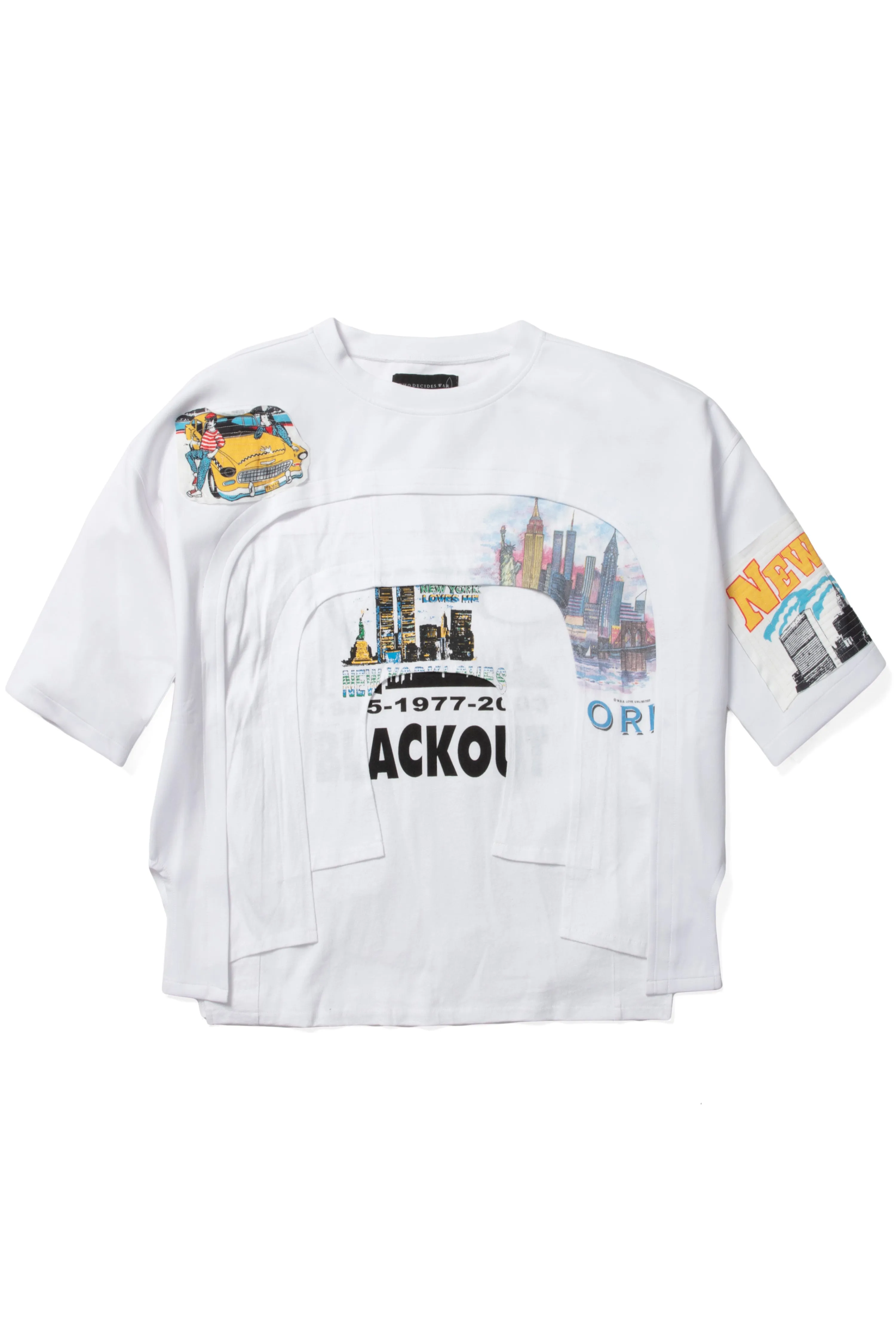 ARCHED COLLAGE SHORT SLEEVE