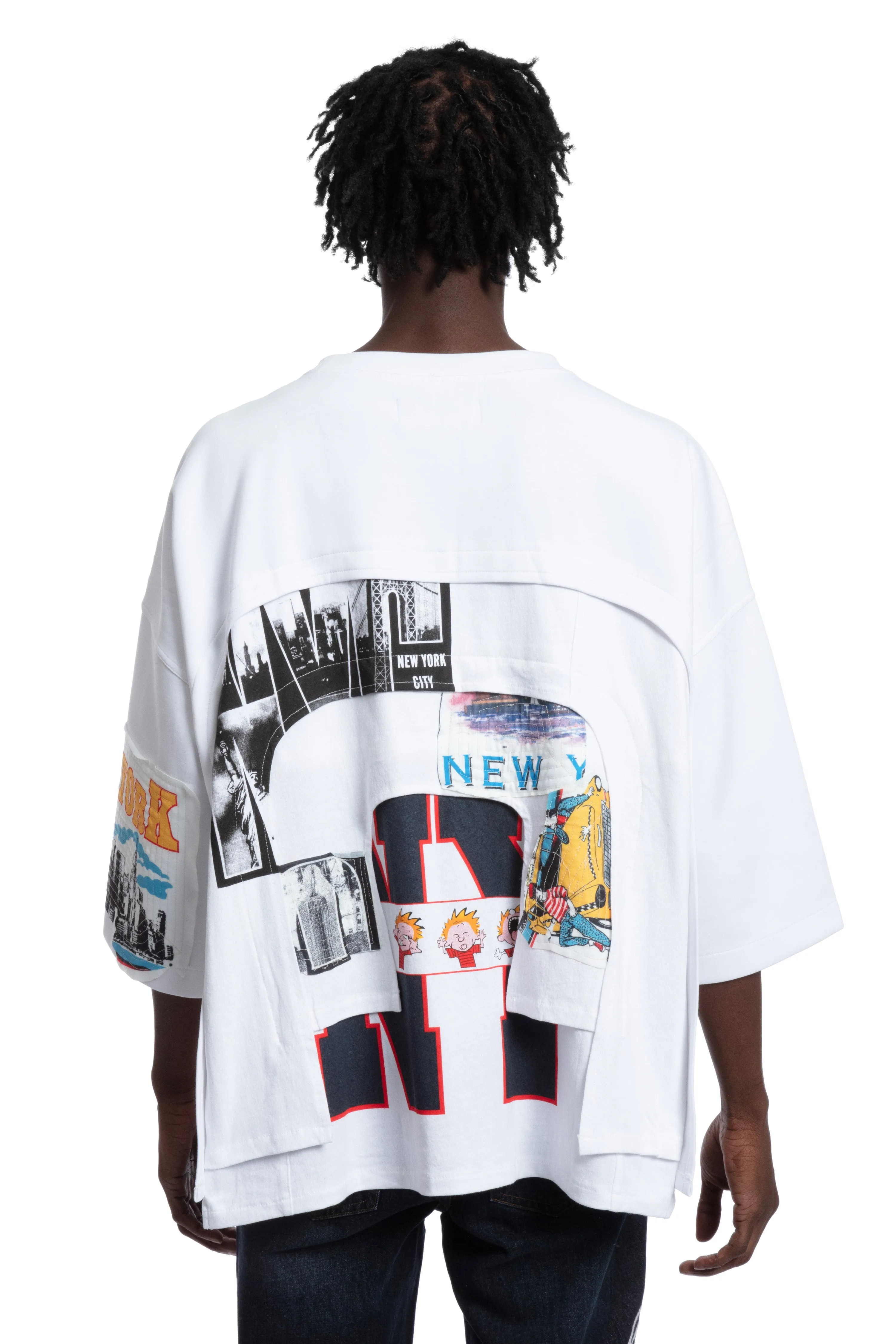 ARCHED COLLAGE SHORT SLEEVE