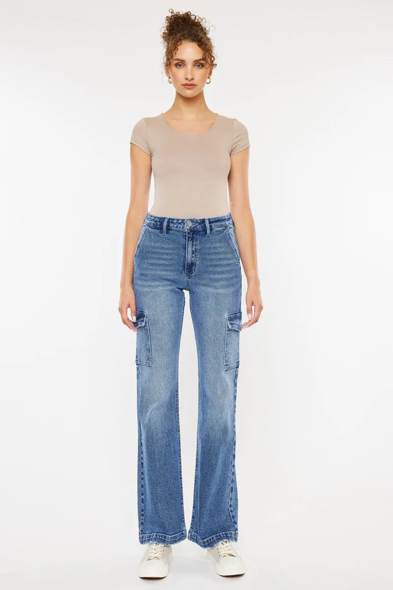 Aspen High Rise Wide Flare Jeans