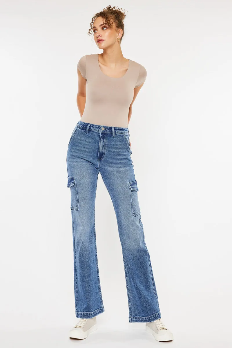Aspen High Rise Wide Flare Jeans