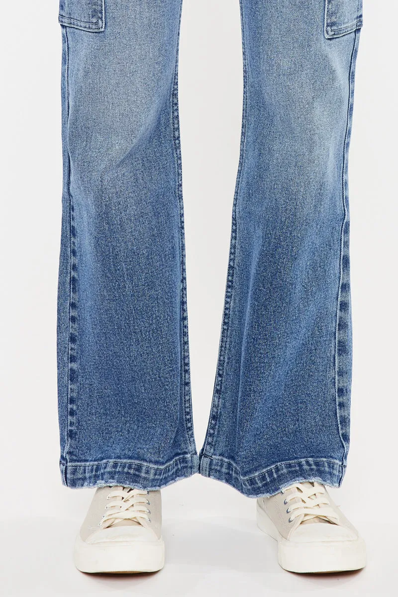 Aspen High Rise Wide Flare Jeans