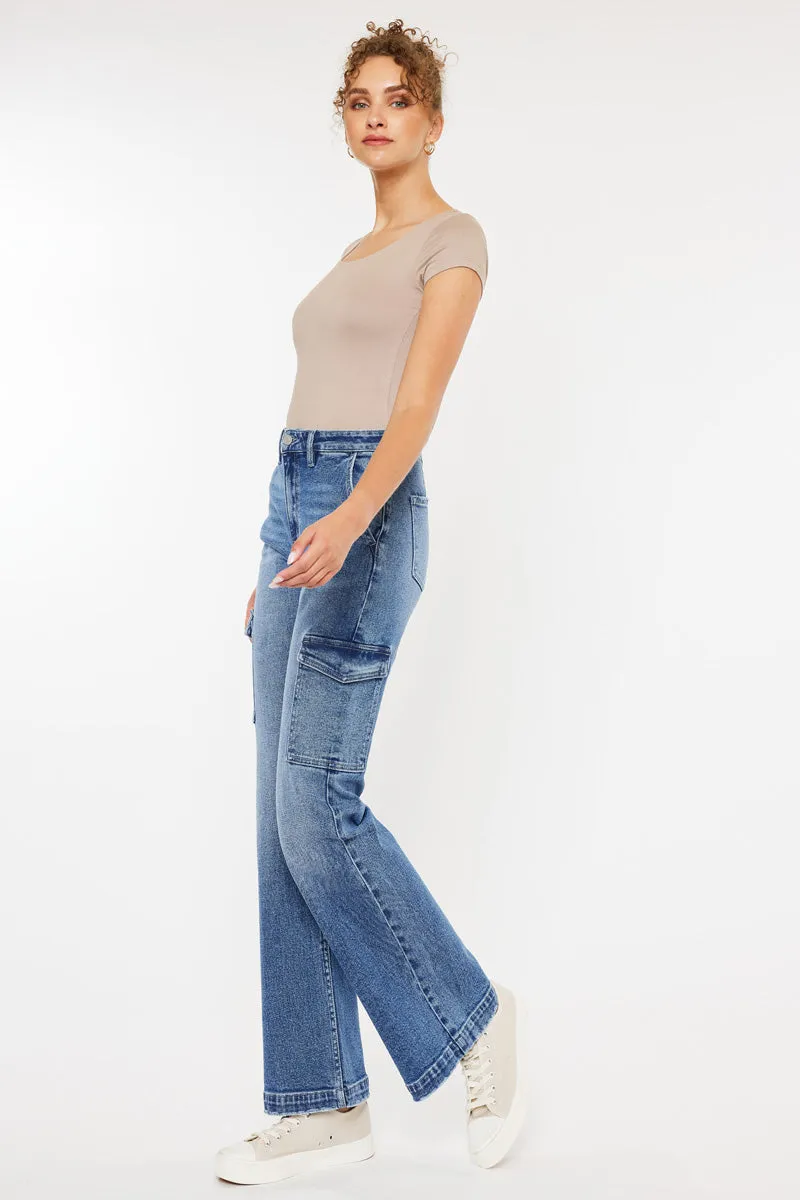 Aspen High Rise Wide Flare Jeans