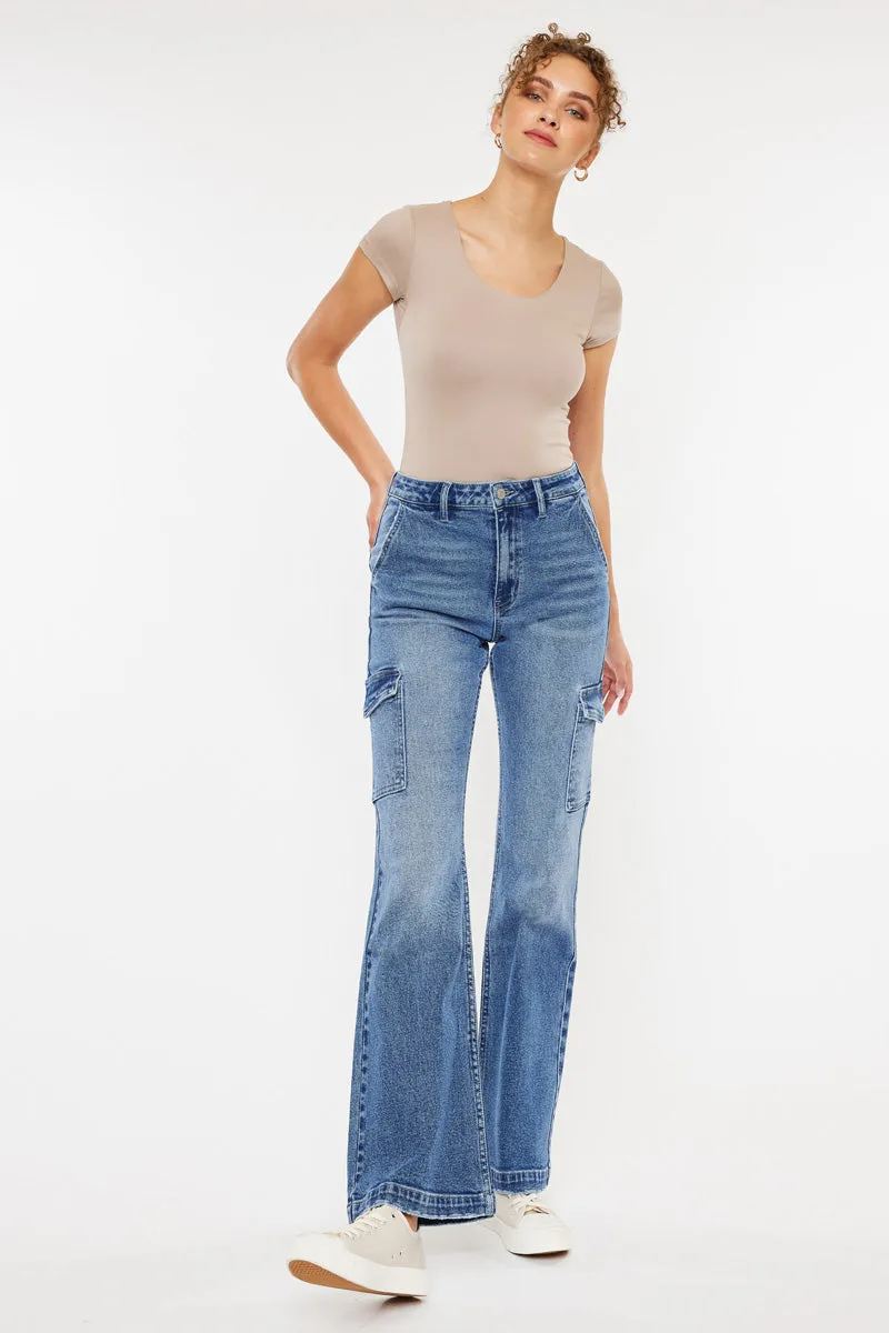 Aspen High Rise Wide Flare Jeans