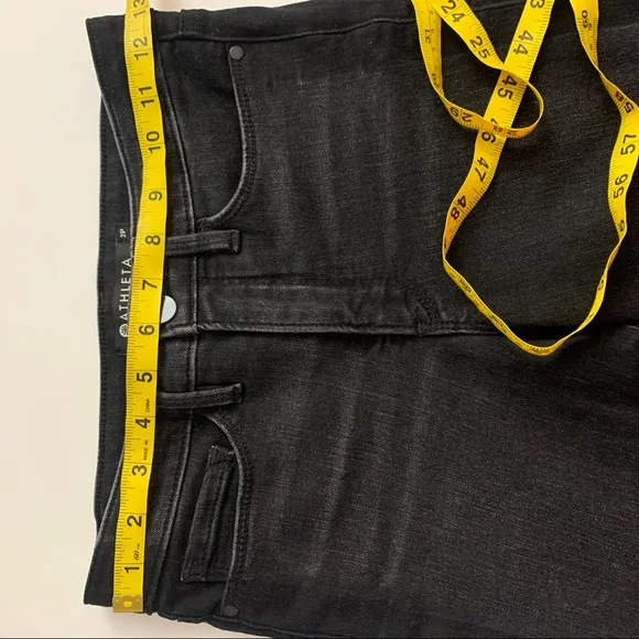 Athleta Sculptek Crop Kick Carbon Wash Jeans