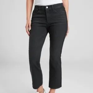 Athleta Sculptek Crop Kick Carbon Wash Jeans