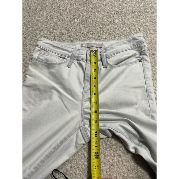 Athleta Women's Size 8 Sculptek High Rise Skinny Jeans white Blue
