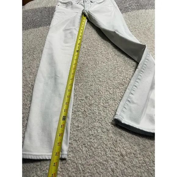 Athleta Women's Size 8 Sculptek High Rise Skinny Jeans white Blue