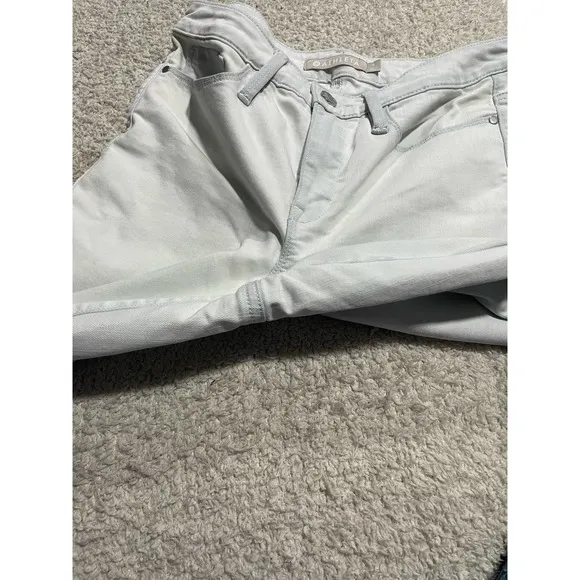 Athleta Women's Size 8 Sculptek High Rise Skinny Jeans white Blue