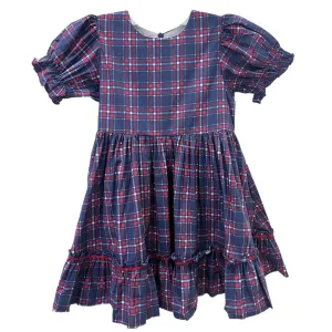 Aura Dress in Holiday Plaid