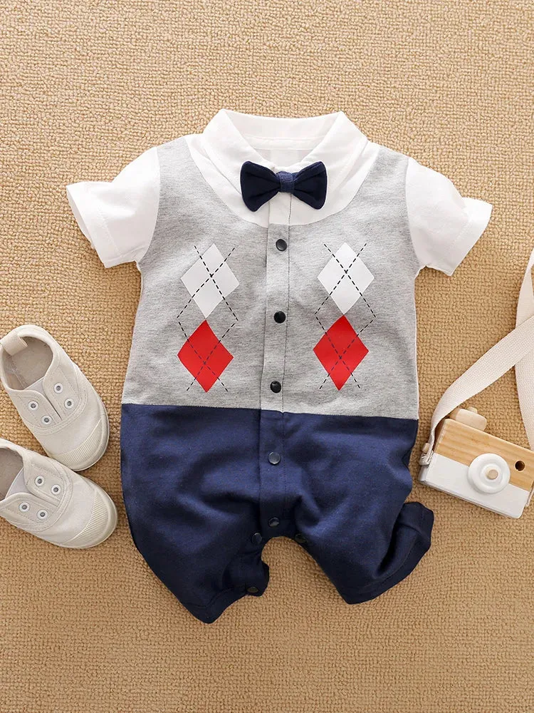 Baby Bodysuit - Summer Short Sleeved Newborn Clothes