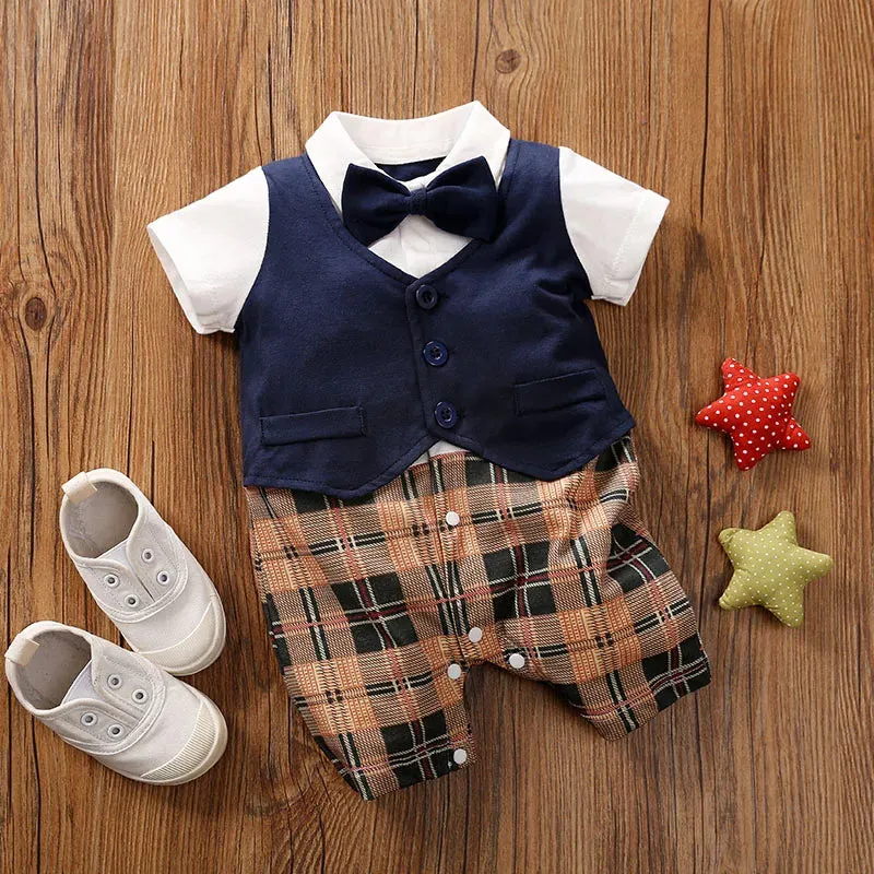 Baby Bodysuit - Summer Short Sleeved Newborn Clothes