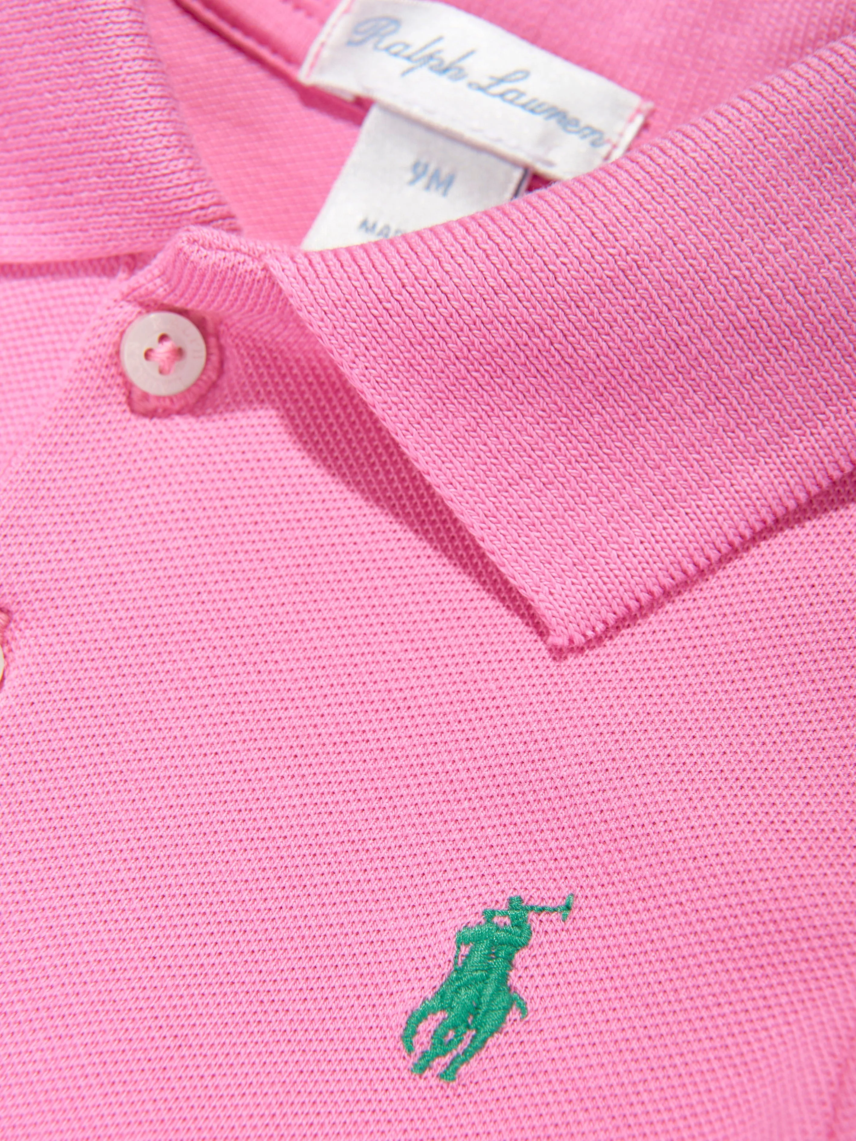 Baby Girls Peplum Romper in Pink