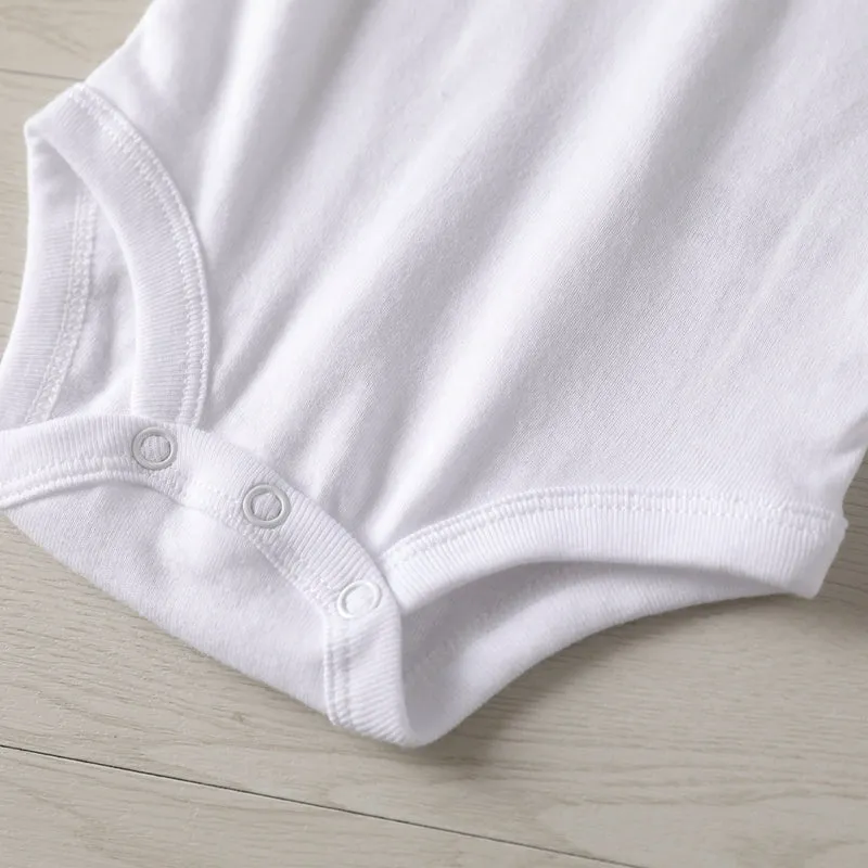 Baby Romper Love Daddy White