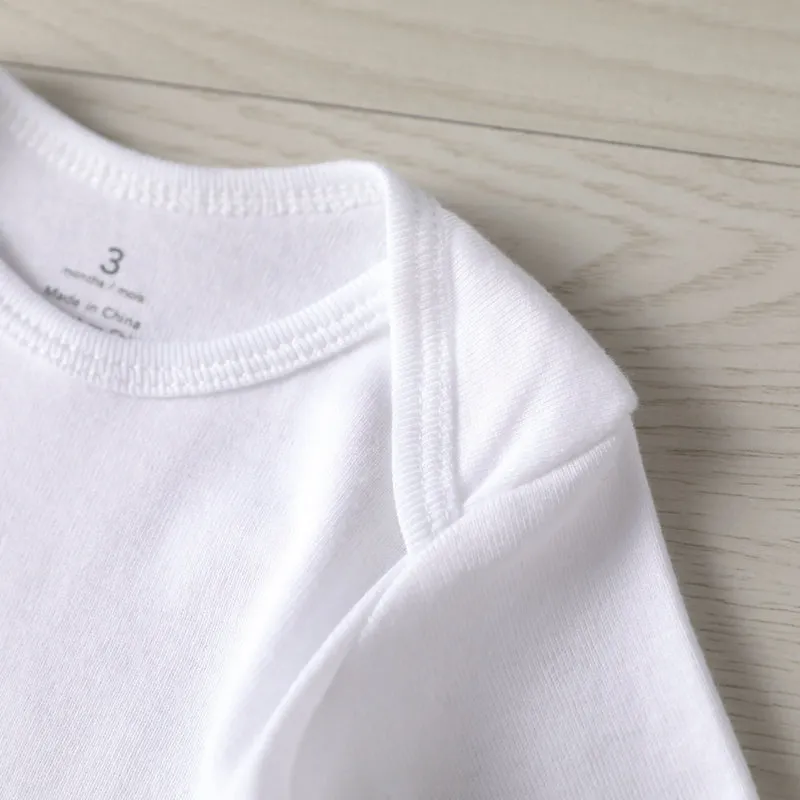 Baby Romper Love Daddy White