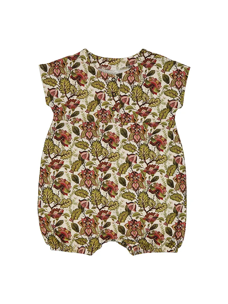 Baby Romper - Sage Blossom