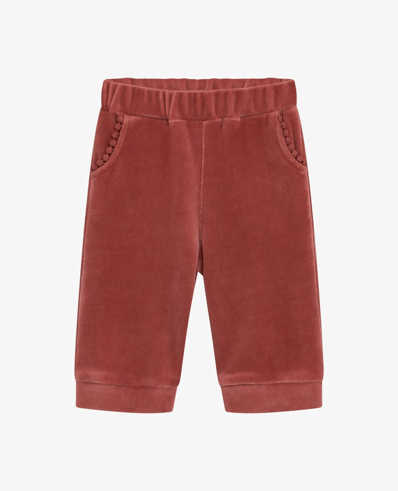 BABY VELVET JERSEY TROUSERS