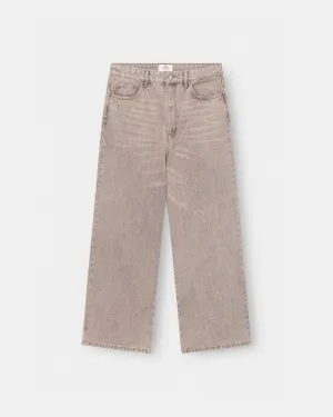 Baggy Denim Jeans Rose Vintage Wash