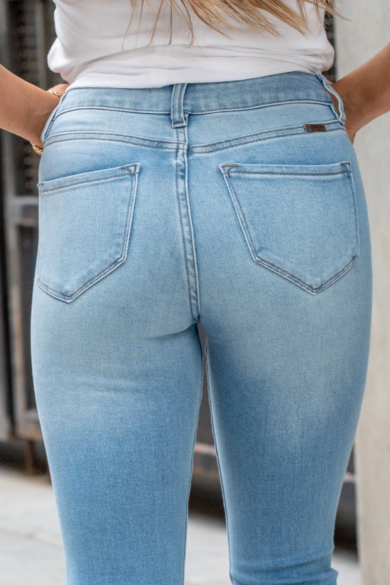 Bayonne High Rise Trouser Hem Flare
