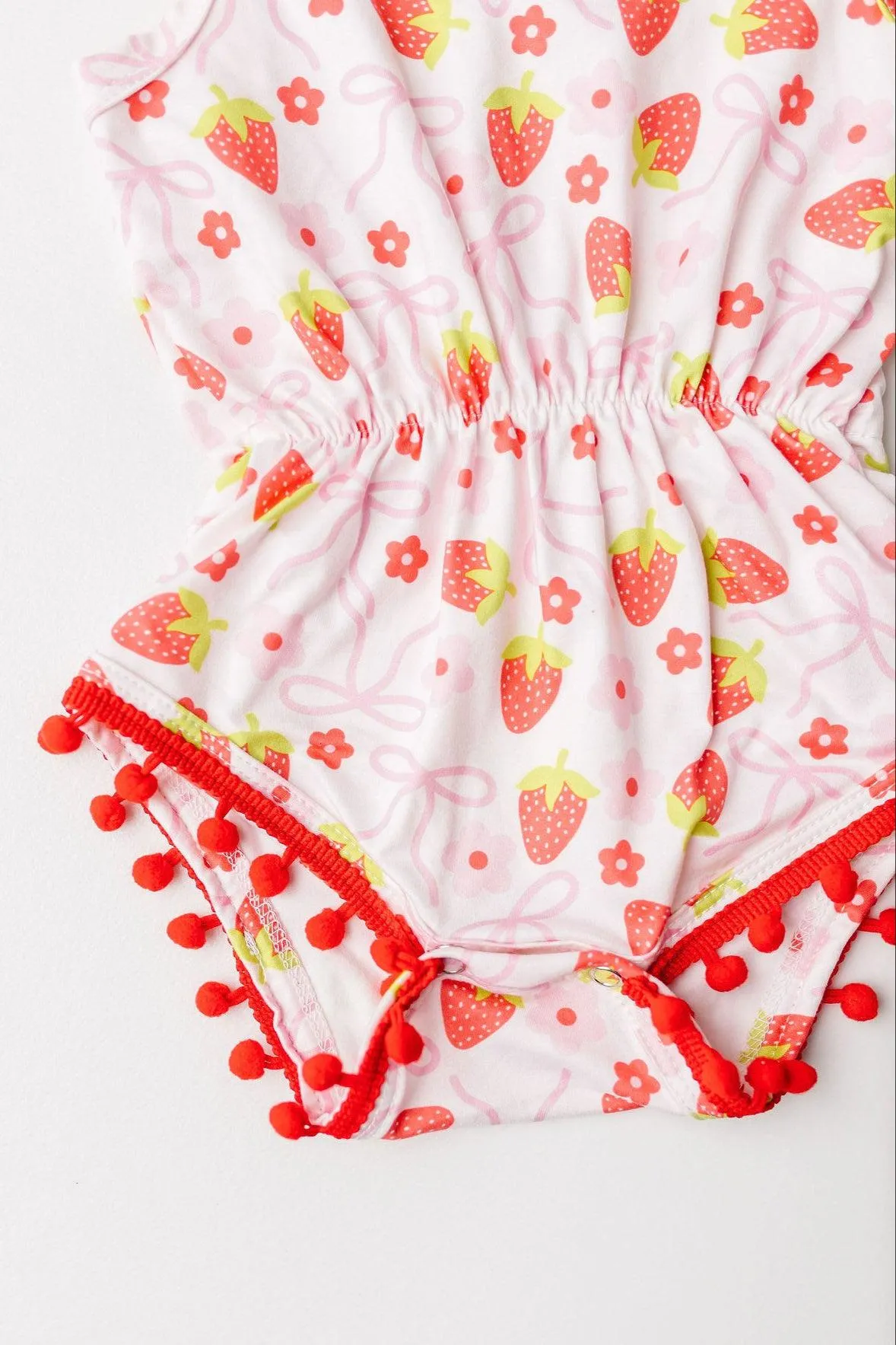 Berry Charming Pom Pom Romper