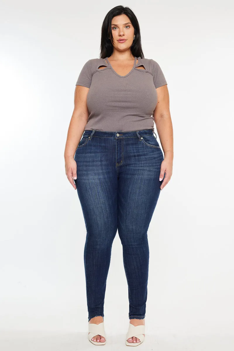 Beth High Rise Super Skinny Jeans (Plus Size)