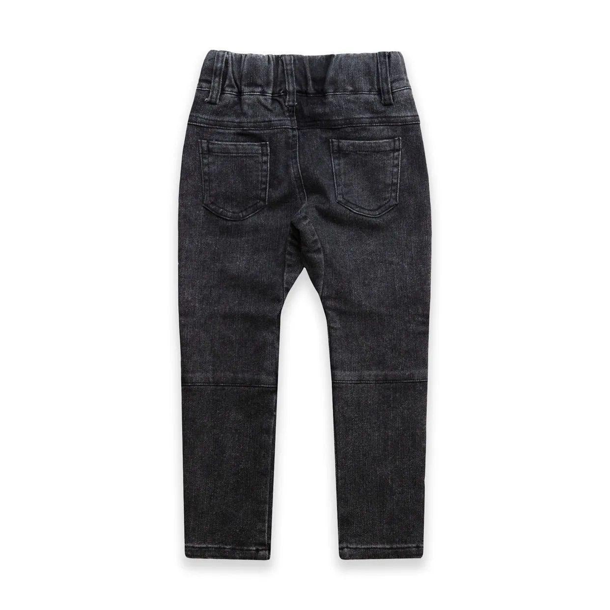 BIKER JEANS - ACID BLACK