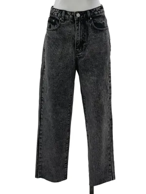 Black Acid Wash Jeans LB