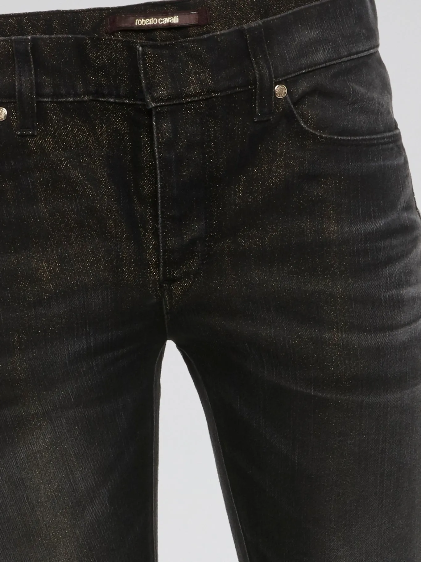 Black Acid Wash Skinny Jeans