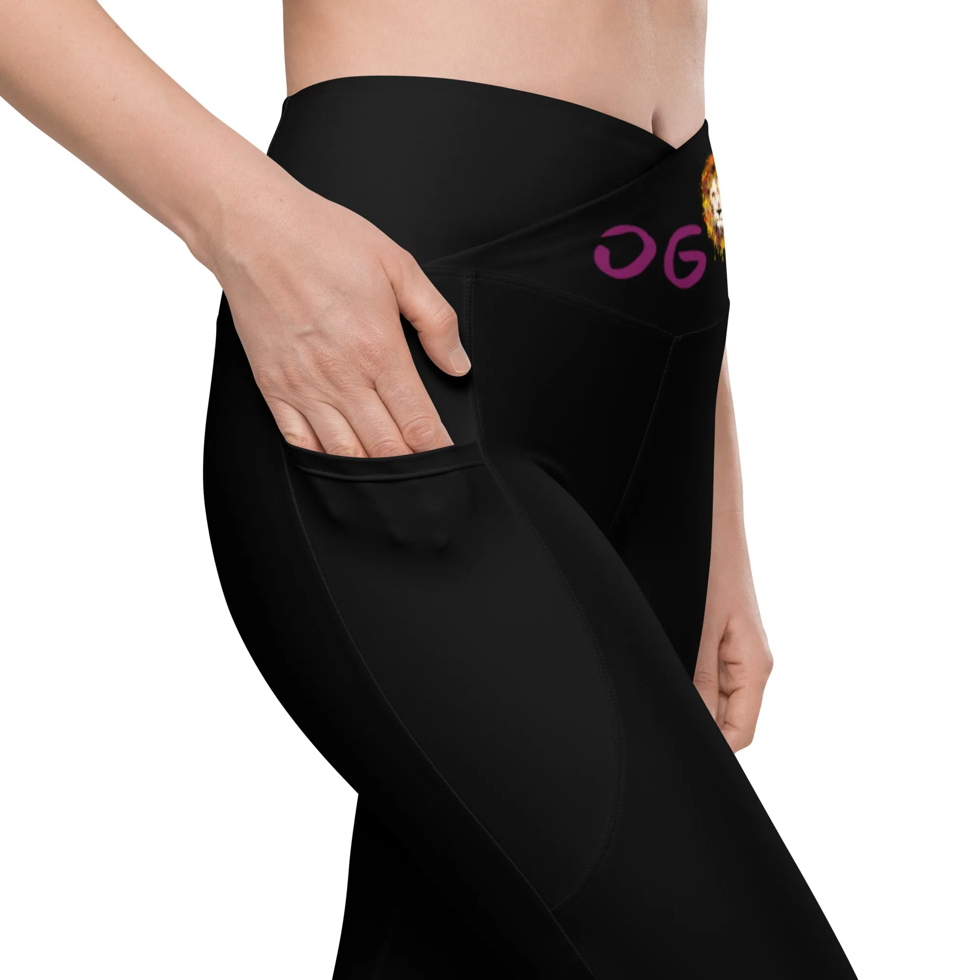 Black Crossover Leggings