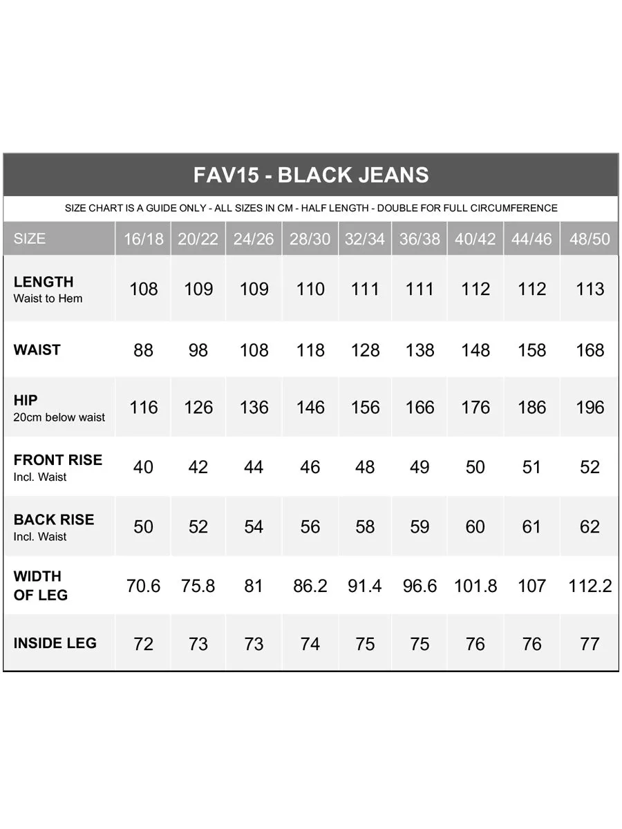 Black Jeans - Black