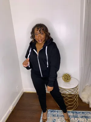 Black Jogger Set