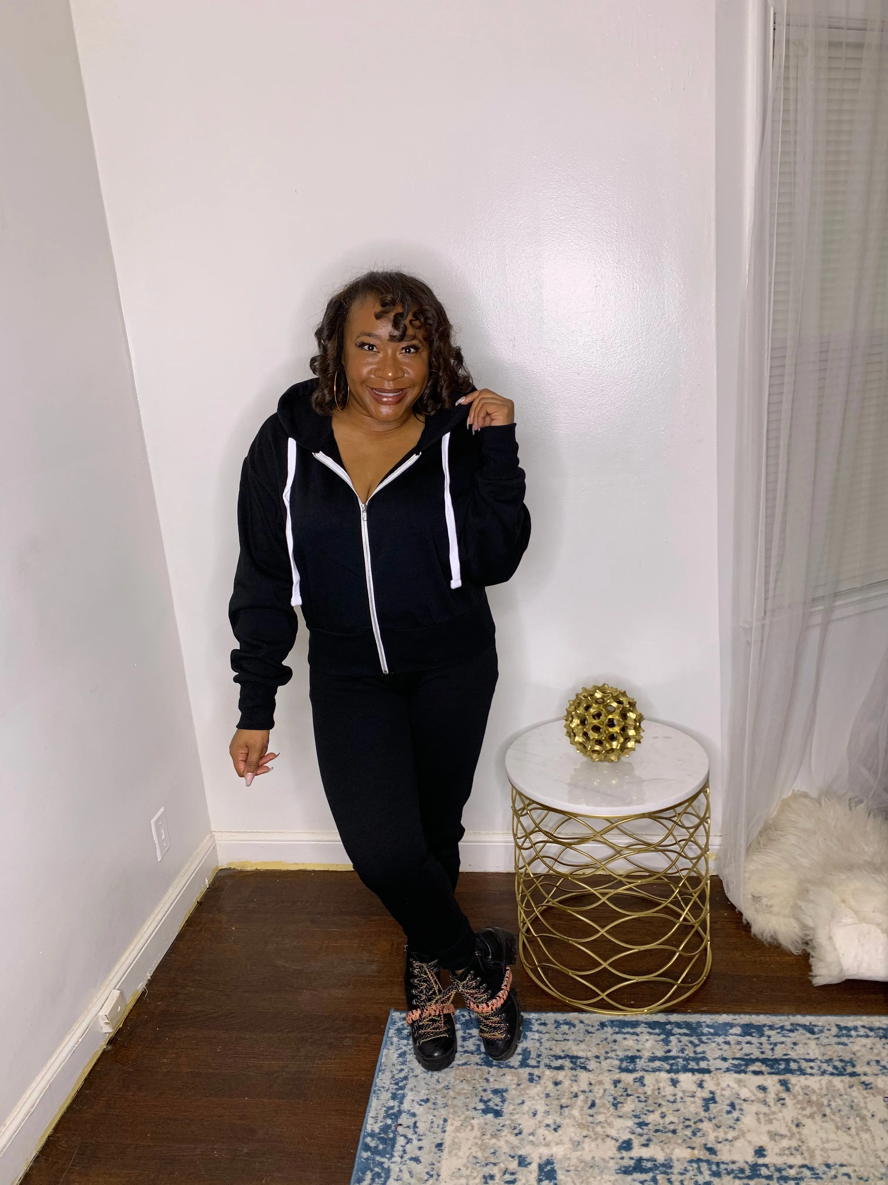 Black Jogger Set