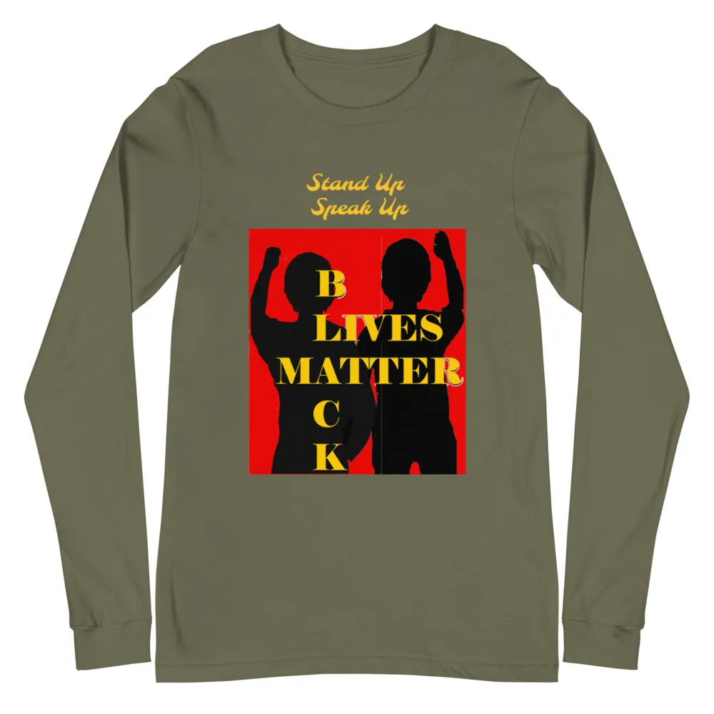 Black Lives Matter Unisex Long Sleeve Tee