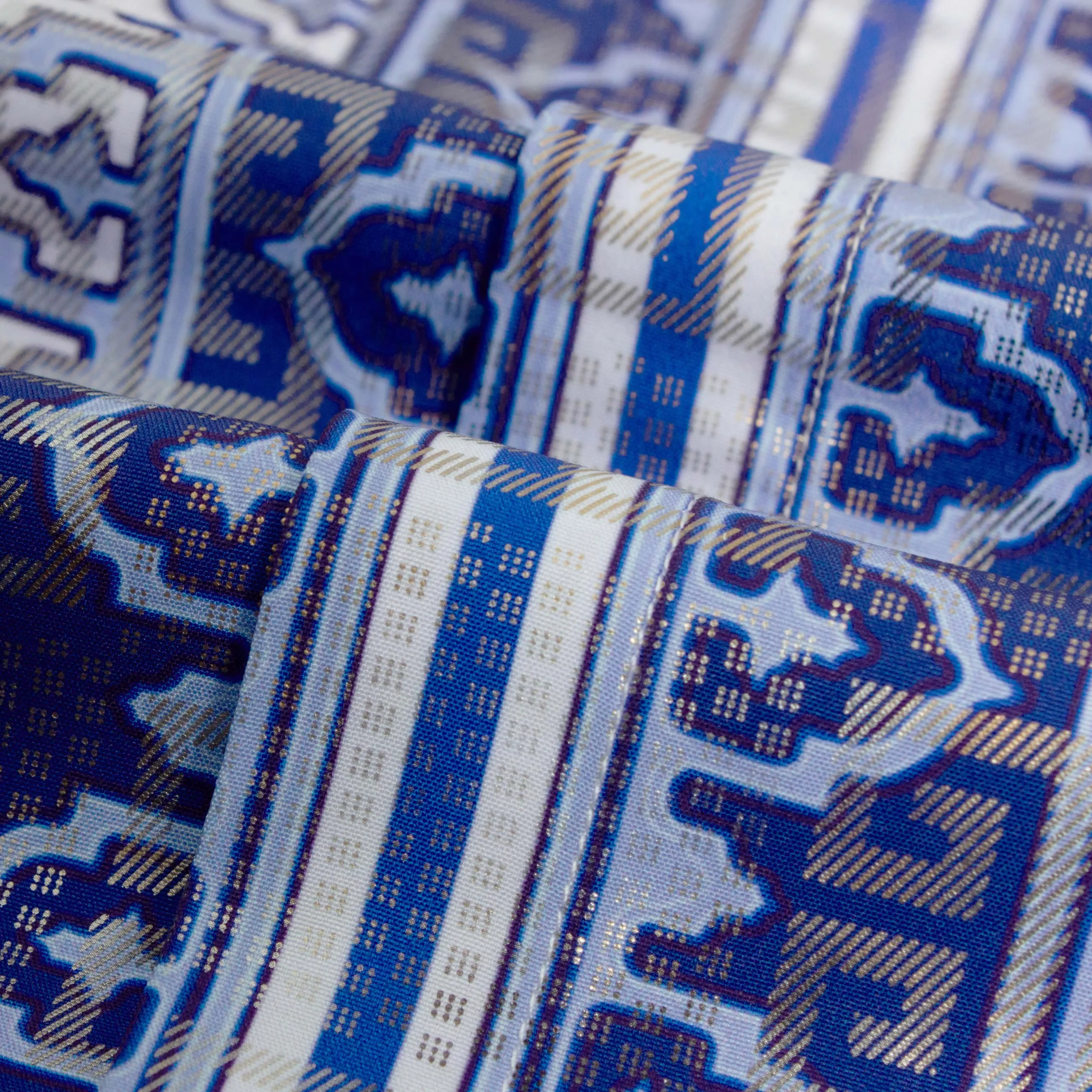 Blue Silhouette Dress Shirt