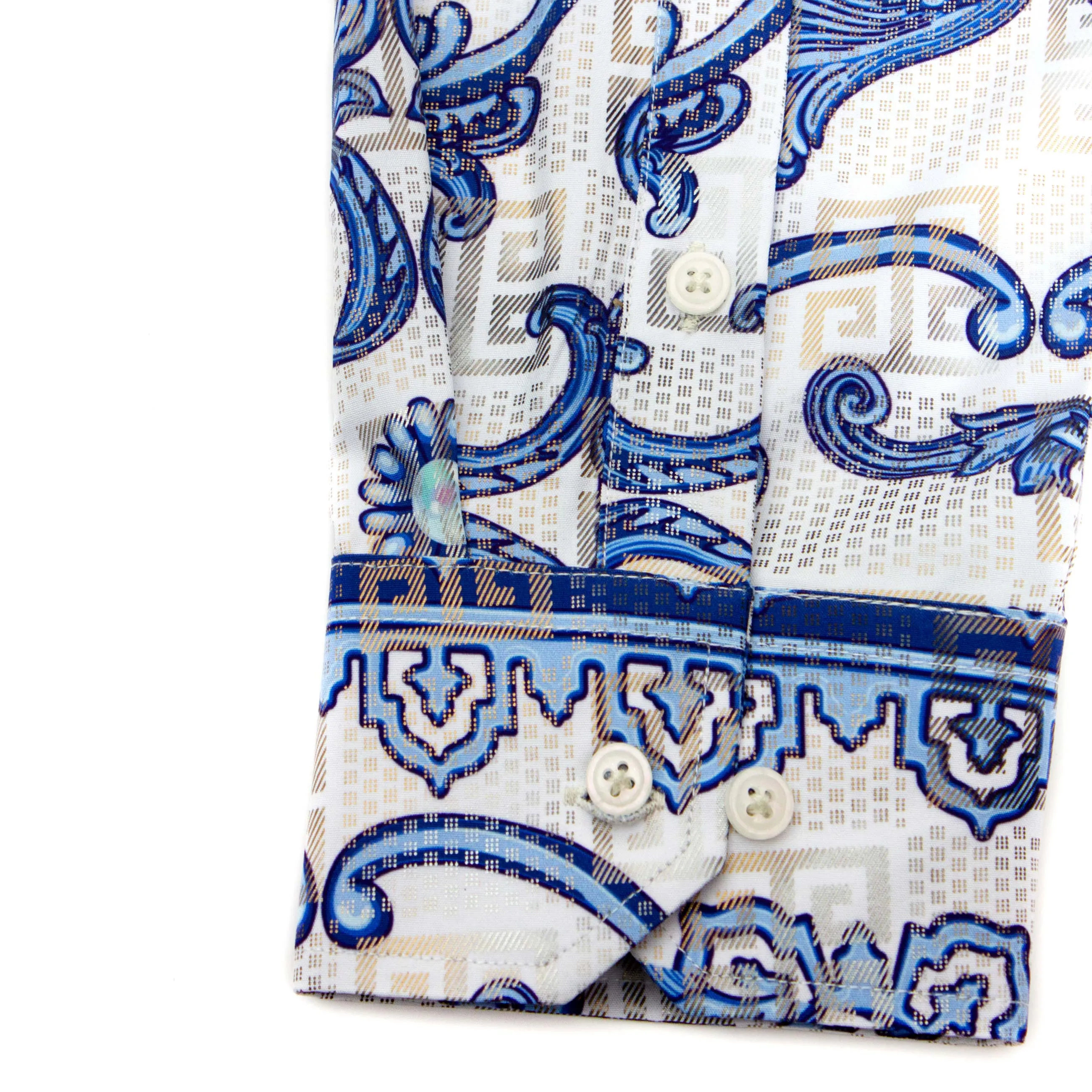 Blue Silhouette Dress Shirt