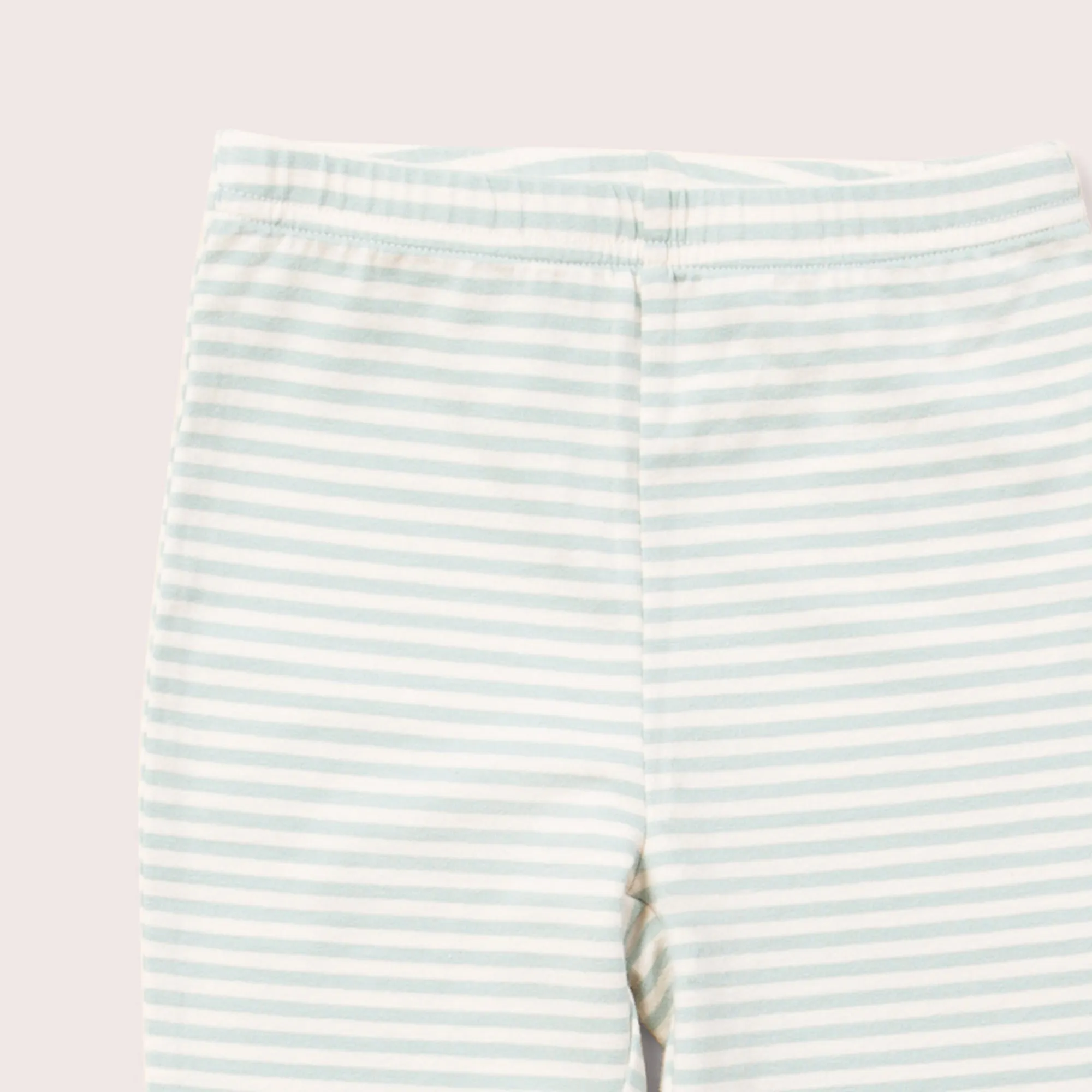 Blue Striped Leggings