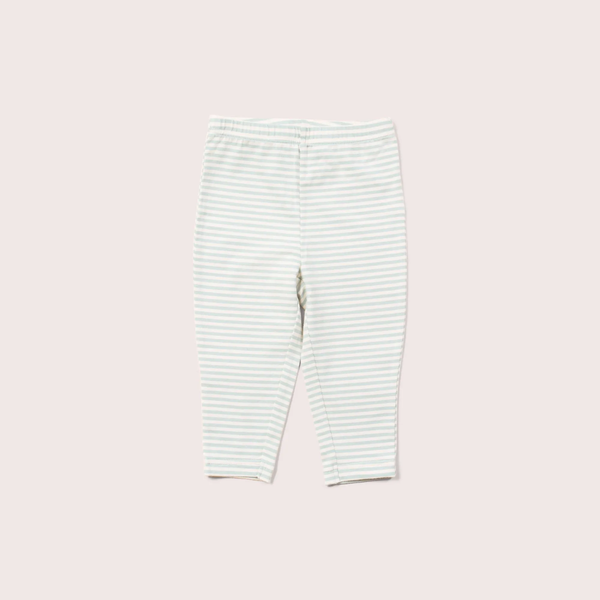 Blue Striped Leggings