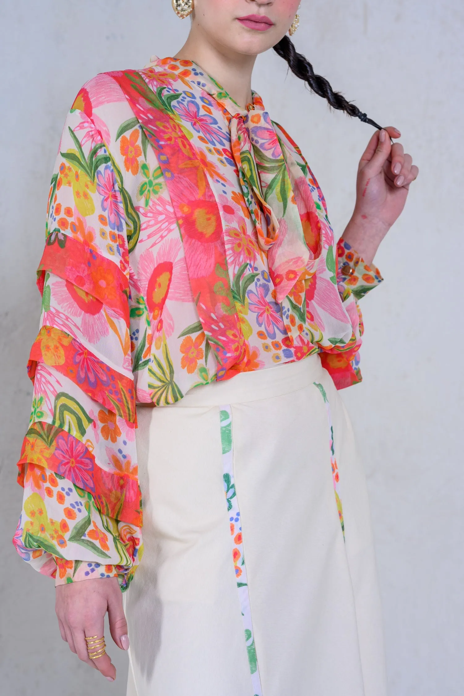 Botanical Magic Organza Shirt