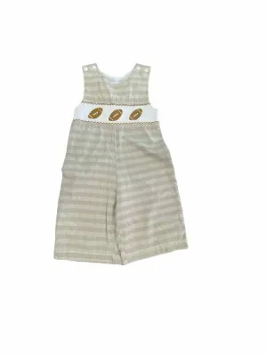 Boys Child Size 6-12 Months Lil Cactus Brown Print Rompers