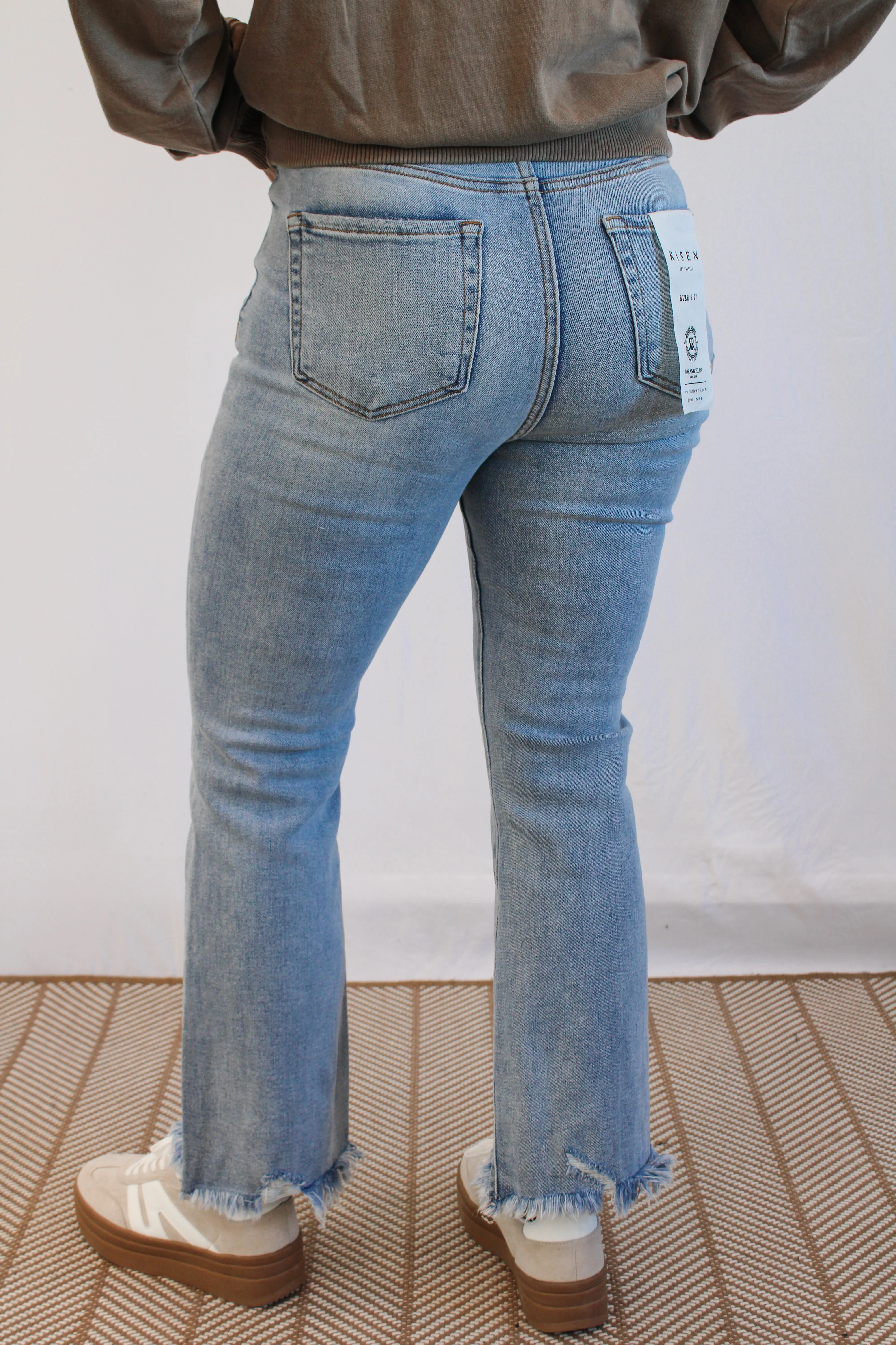 BRIANA HIGH-RISE FLARE CROP JEAN